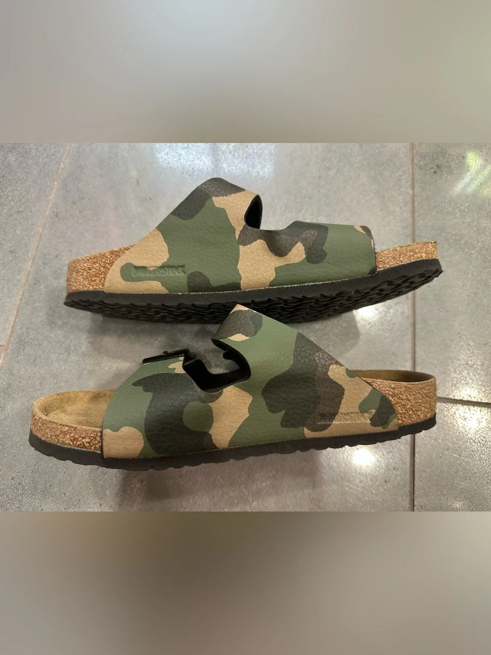 Birkenstock 34 Narrow Kids Camo Arizona Sandals